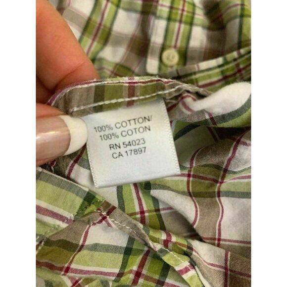 Banana Republic Plaid Long Sleeve shirt top - Picture 6 of 7